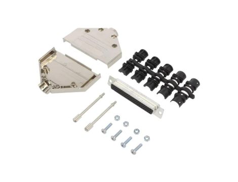 DTPKM-62FHSL D-Sub HD żeńskie proste lutowanie na przewód UNC 4-40 PIN 62