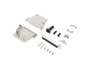 D45ZFRG-37FSSL D-Sub żeńskie kątowe 45 lutowanie na przewód 915mm PIN 37