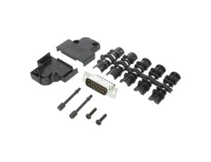 D45PKP-15MSSC D-Sub męskie kątowe 45 zacisk śrubowy na przewód PIN 15