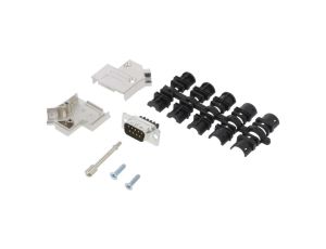 D45ZK-09MSSC D-Sub PIN 9 męskie kątowe 45 zacisk śrubowy na przewód