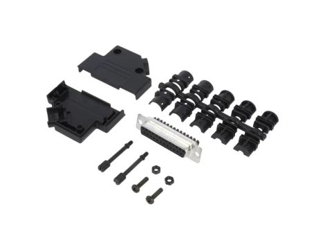 DTPKP-25FSSC D-Sub żeńskie proste zacisk śrubowy na przewód PIN 25