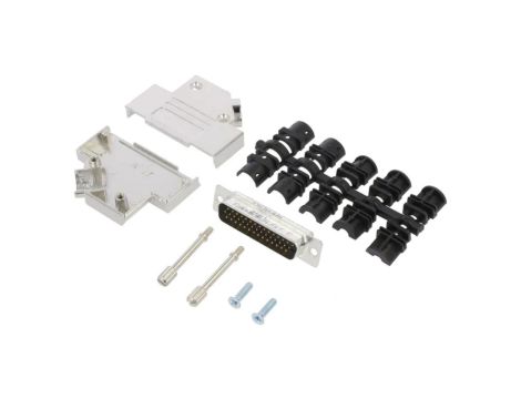 D45ZK-44MHSL Lutowanie na przewód D-Sub HD PIN 44 męskie kątowe 45