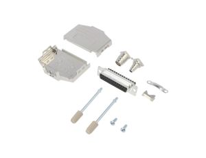 DPPKM-25FSSC D-Sub żeńskie proste zacisk śrubowy na przewód 11,5mm PIN 25