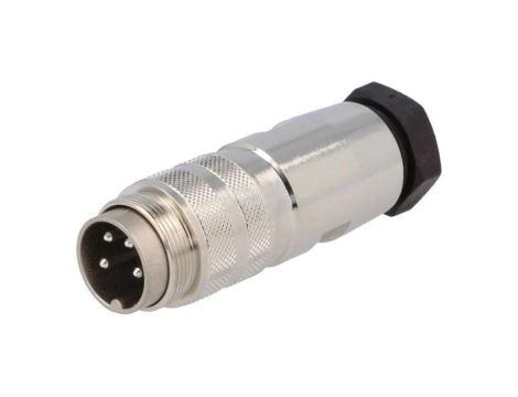 C091-31H0041012 Złącze M16 wtyk męski lutowanie na przewód 4PIN 5A 300V