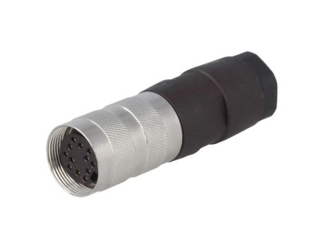 C091-T3636-002 Złącze M16 wtyk żeński lutowanie na przewód 12PIN 3A 150V