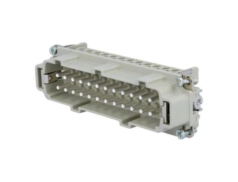 C146-10A0240021 Złącze HDC wkładka stykowa męski C146 24PIN 24+PE 18A 400V