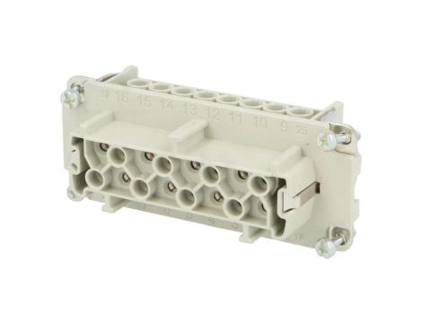 C146-10B0161021 Złącze HDC wkładka stykowa żeński C146 16PIN 16+PE 19A