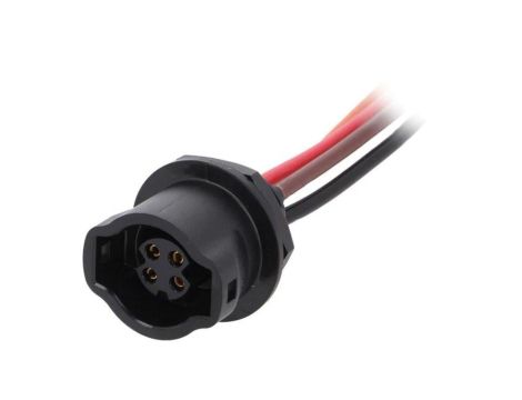 CB-04RFFC-RC7A10 Złącze okrągłe gniazdo CB żeński 4PIN push-pull złocony