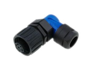 C16-1-3105-081N Złącze okrągłe wtyk na przewód 7PIN żeński lutowanie 250V