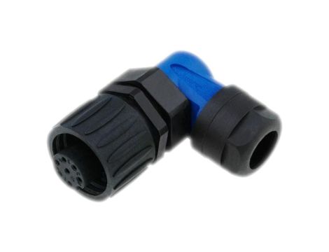 C16-1-3105-081N Złącze okrągłe wtyk na przewód 7PIN żeński lutowanie 250V