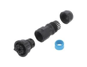 DC-05BFFB-QL8LPP Złącze okrągłe wtyk na przewód 5PIN żeński ze stykami IP68