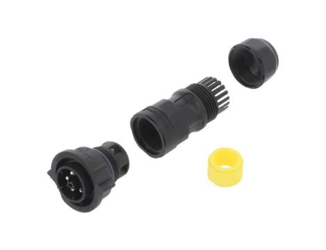 DC-05BFMB-QL8MPP Złącze okrągłe wtyk na przewód 5PIN męski ze stykami X-Lok