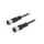 M12A08FL12AFLSB001 Kabel do czujników/automatyki 8PIN M12-M12 1m wtyk wtyk