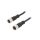 M12A08FL12AFLSD001 Kabel do czujników/automatyki 8PIN M12-M12 1m wtyk wtyk