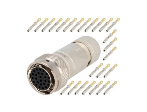 RT0W61626SNH-K Złącze okrągłe wtyk na przewód 26PIN żeński zaciskanie