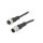 M12A08ML12AFLSD001 Kabel do czujników/automatyki 8PIN M12-M12 1m wtyk wtyk