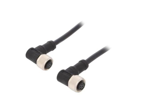 M12A08FR12AFRSD001 Kabel do czujników/automatyki 8PIN M12-M12 1m wtyk wtyk