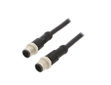 M12A10ML12AMLSD001 Kabel do czujników/automatyki 10PIN M12-M12 1m wtyk wtyk
