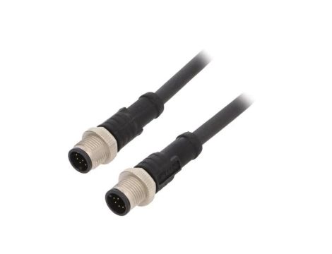 M12A10ML12AMLSB001 Kabel do czujników/automatyki 10PIN M12-M12 1m wtyk wtyk