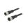 M12A12FL12AFLSD001 Kabel do czujników/automatyki 12PIN M12-M12 1m wtyk wtyk
