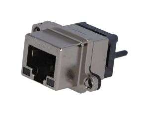 MRJ-5480-01 Gniazdo proste RJ45 UL94V-0IP67 na panel THT