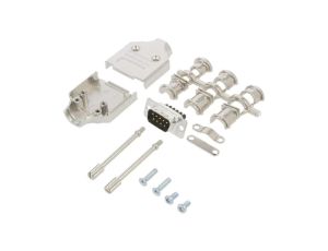 MHDM-09MSSC D-Sub męskie proste zacisk śrubowy na przewód UNC 4-40 PIN 9