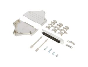 MHDM-37MSSL Męskie proste lutowanie na przewód D-Sub gold flash PIN 37