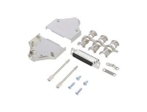 MHDM-25FSSC D-Sub żeńskie proste zacisk śrubowy na przewód 13mm PIN 25