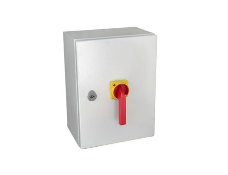 Łącznik ognioodporny Gave FPROTEC 4P 160A F400 z możliwością blokady w poz. 0 i 1 (90st), obudowa 300x400x200 (254), AL553A1F4