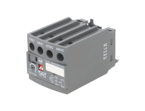 TEF4-ON Przekaźnik czasowy Wypr: zaciski śrubowe na szynę DIN 240VAC