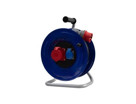 Przedłużacz siłowy na bębnie metalowym GRANDE-320 16/5, 230V, wt.16/5 OW 5x1,5 /25m/
