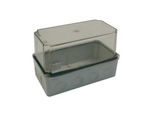 Puszka BS 225x125x140 pokrywa przeźroczysta IP66