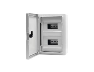 Szafa z tworzywa M 300x400x170 mm IP65 2 rzędy 24 moduły