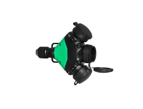 Rozgałęźnik gumowy 3x230V SCHUKO 16A IP44