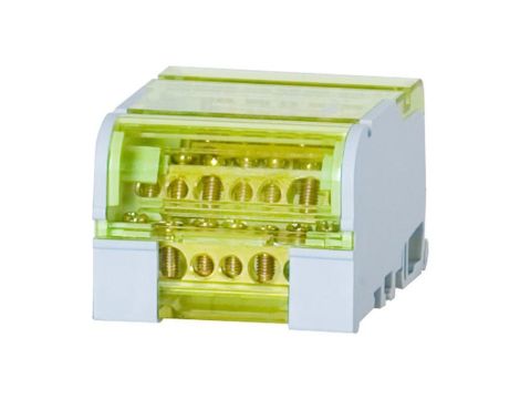 Blok rozdzielczy czterobiegunowy LBR - 407 (100A - 4x7 otworów)