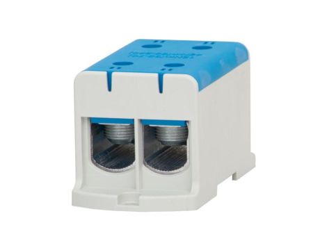 Złączka szynowa ZU 1-torowa (2x240/2x240mm2) Al/Cu - niebieska