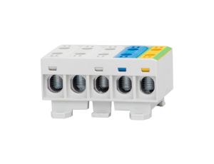 Złączka szynowa ZU 5-torowa (5x50mm2) /3L+N+PE/ Al/Cu
