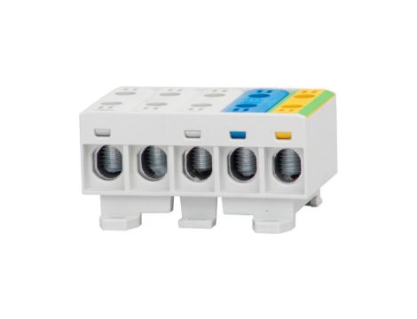 Złączka szynowa ZU 5-torowa (5x50mm2) /3L+N+PE/ Al/Cu