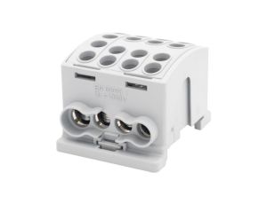 Zacisk HLK 125A-4 (1x35,3x25 / 1x35,3x25) Al/Cu - szary