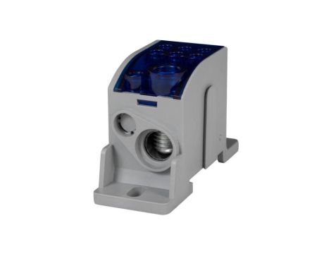 Blok rozdzielczy LKN 160A (1x70/1x16 - 6x16) Al/Cu- niebieski