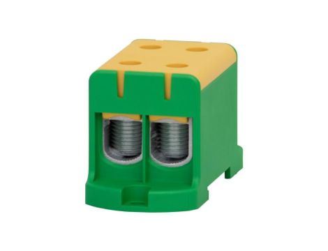 Złączka szynowa ZU 1-torowa (2x95/2x95mm2) Al/Cu - żółto/zielona