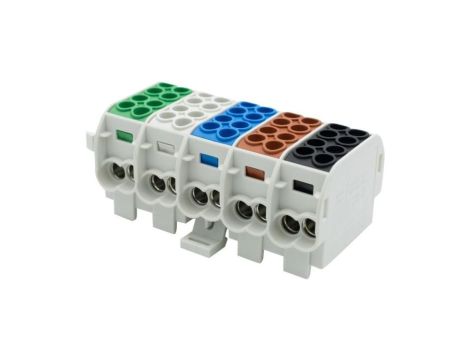 Zacisk HLS 5x100A-2 (1x25,1x16/1x25,1x16) /3L+N+PE/ Al/Cu