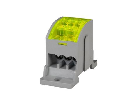 Blok rozdzielczy LKN 80A (3x16 - 4x6) Al/Cu- żółty