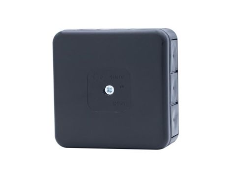Puszka hermetyczna H55-S 85x85x37 IP55 12-wylotowa czarna