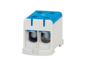 Złączka szynowa ZU 1-torowa (2x95/2x95mm2) Al/Cu - niebieska