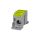Blok rozdzielczy LKN 125A (1x35/1x16 - 6x16) Al/Cu- żółty