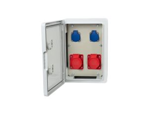 Rozdzielnica budowlana RB-250 - gniazda 2x32A 5p, 2x230V