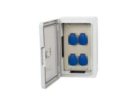 Rozdzielnica budowlana RB-200 - gniazda 4x230V