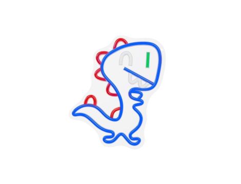 Neon PLEXI LED JURASSIC BABY DINO niebieski FLNJ01 Forever Light