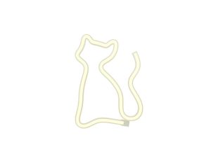 Neon LED KOT ciepły biały Bat + USB FLNEO3 Forever Light